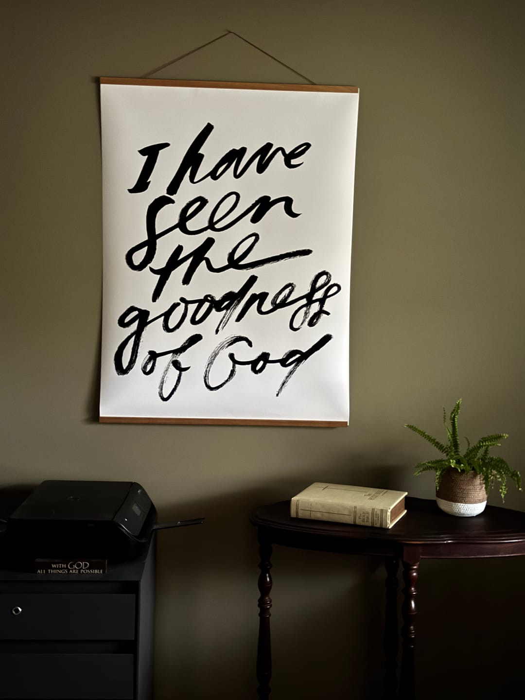 Customer photo review of Large Poster: I have seen..