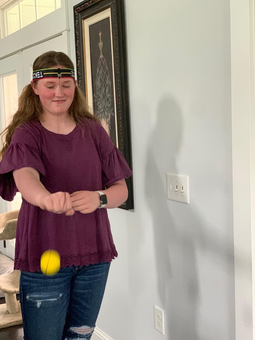 Customer photo review of TEKXYZ Boxing Reflex Ball - Family Pack