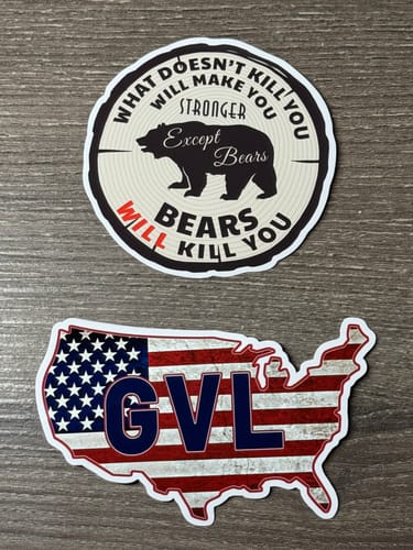 Customer photo review of Print Custom Stickers