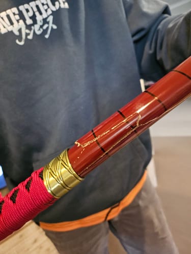 Customer photo review of One Piece Roronoa Zoro Swords Sandai Kitetsu Katana Sword