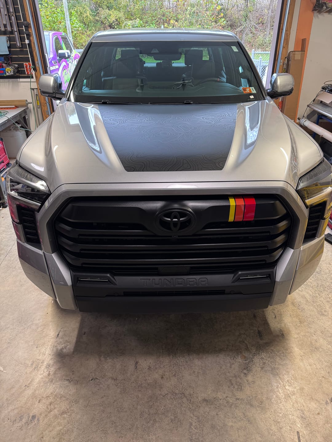 Customer photo review of Hood Graphic | fits Toyota Tundra (2022+)