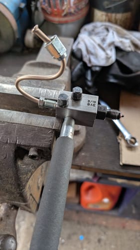 Customer photo review of Single M10 x 1 Male Brake Union