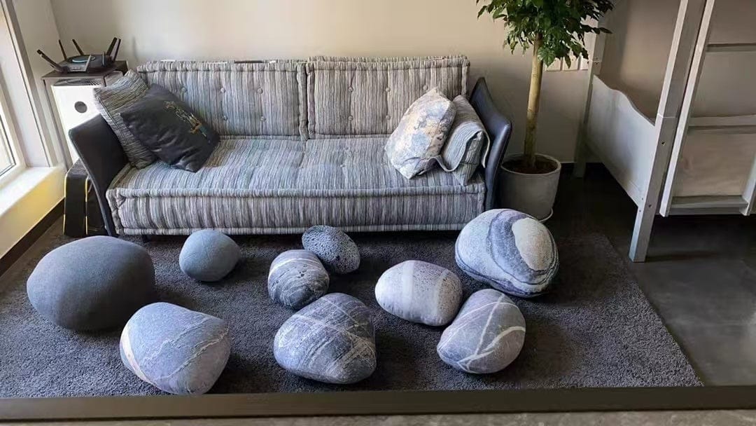 Customer photo review of Pebble Boulder Pillows (Large)