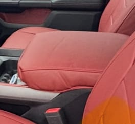 Customer photo review of Custom Fit Center Console Cover