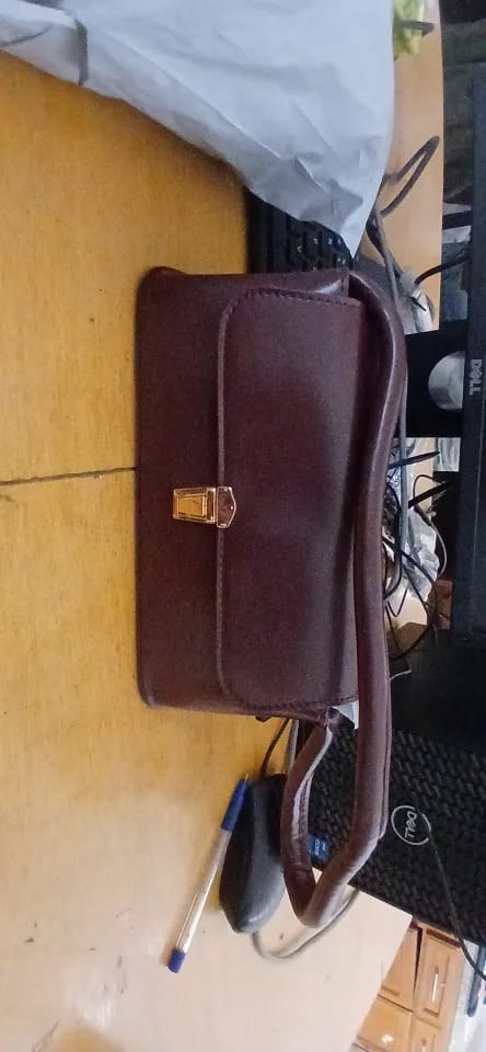 Customer photo review of Tina Leather Shoulder Bag