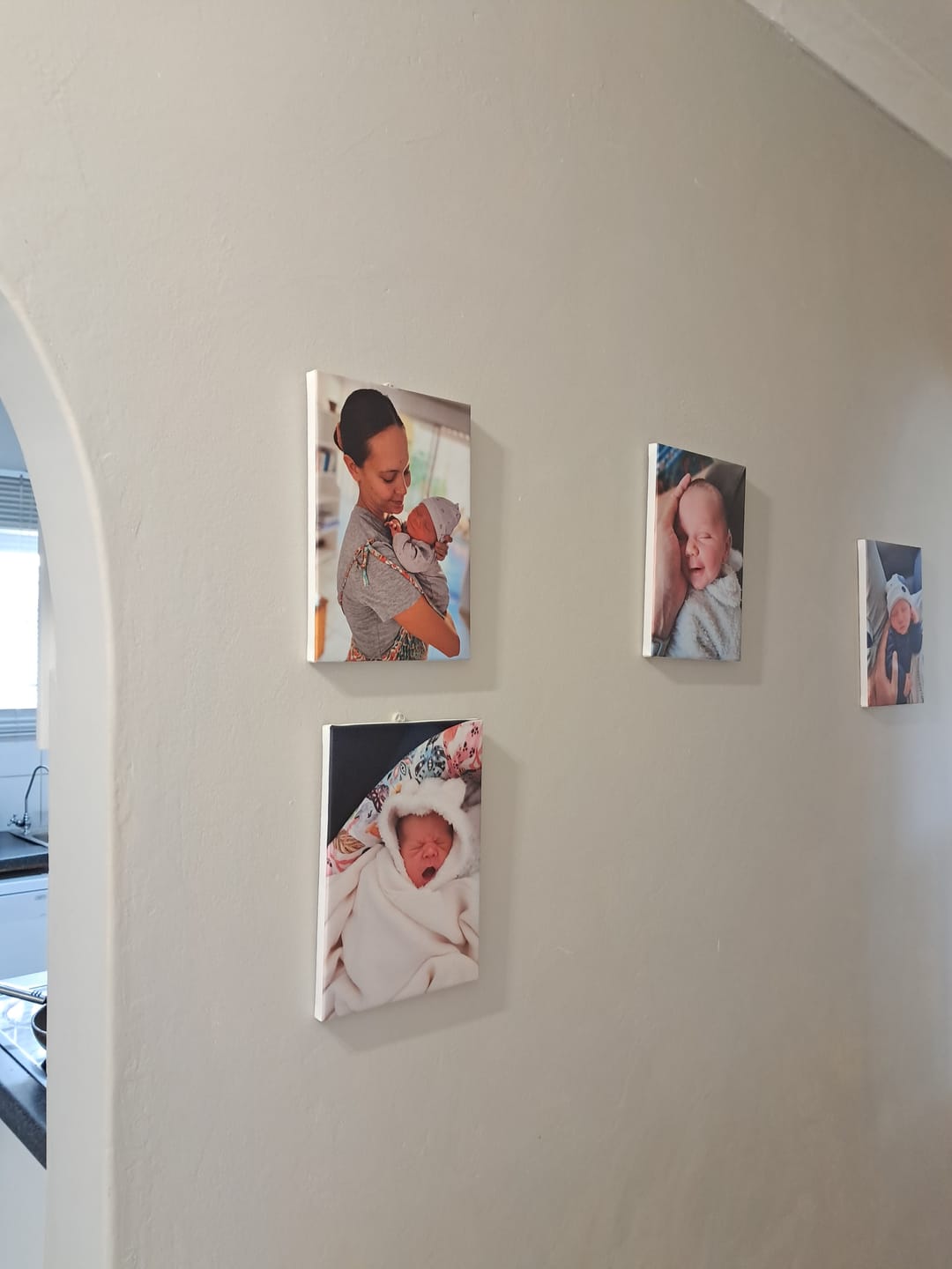 Customer photo review of 6 x A4 Canvas Combo