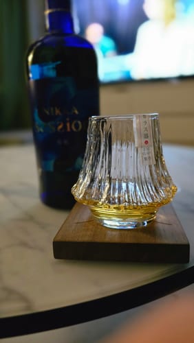 Customer photo review of Fuji - Handmade Japanese Whiskey Glass