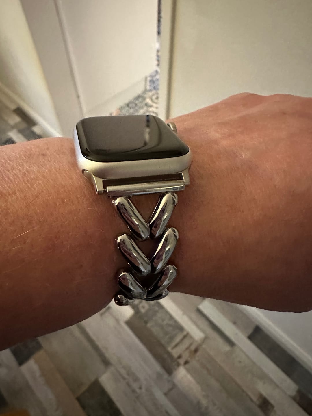 Customer photo review of NEU: Apple Watch Metallarmband "Coco"