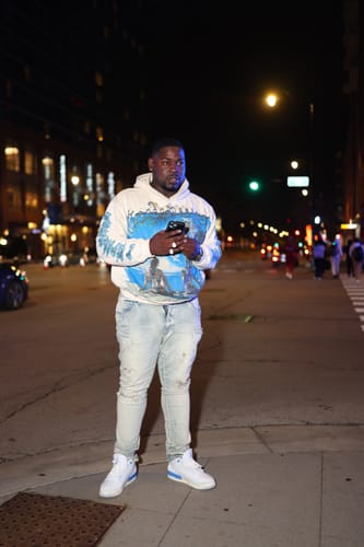 Customer photo review of Godspeed Artificial Love Hoodie Bone