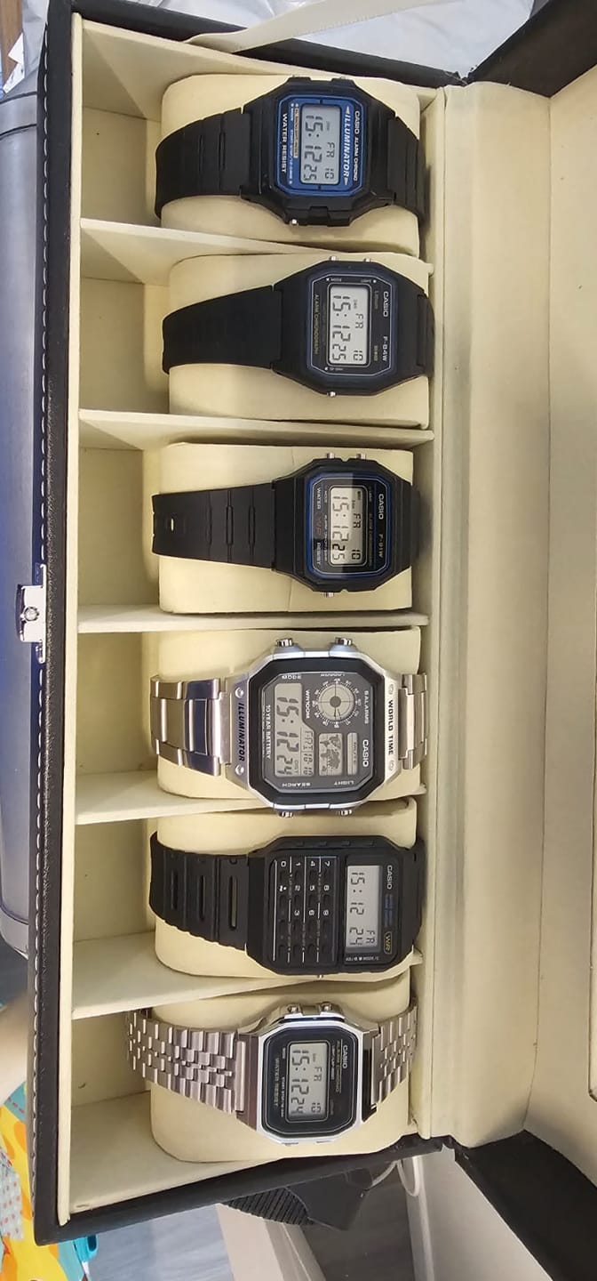 Customer photo review of Reloj Casio Vintage F-84W-1 Mercado Japonés JDM