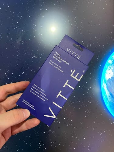 Customer photo review of Tiras Blanqueadoras Dentales VITTÉ | Tratamiento 28 días