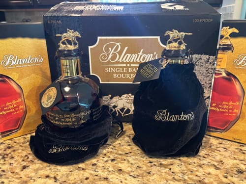 Customer photo review of Blanton's Gold Edition Single Barrel Bourbon Barrel Select Barrel #245 K.W.S. Edition (750ml)