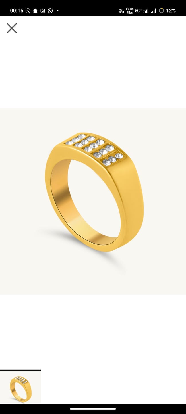 Customer photo review of Eterna Line Crystal Ring
