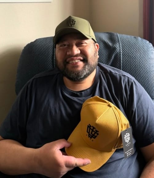 Customer photo review of ULTRA FIT Vegas Gold A-Frame Snapback