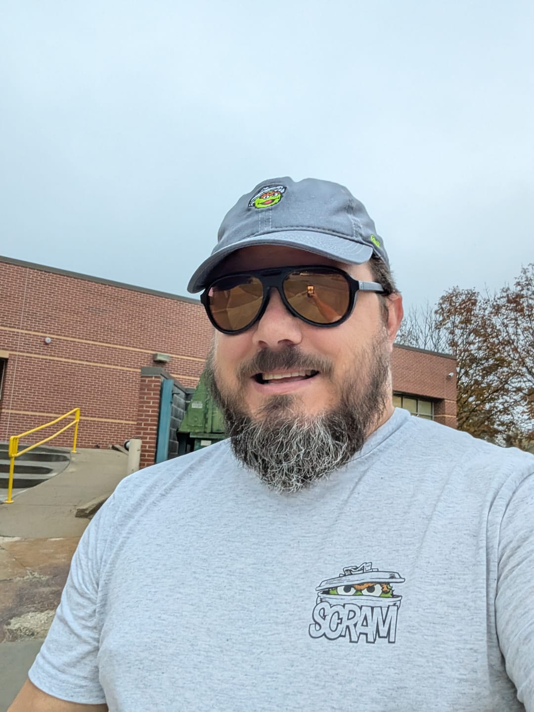 Customer photo review of Sesame Street "Scram!" – Dad Hat