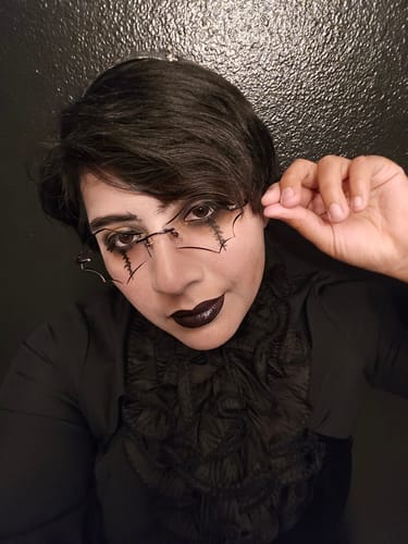 Customer photo review of Batty Eyeglasses