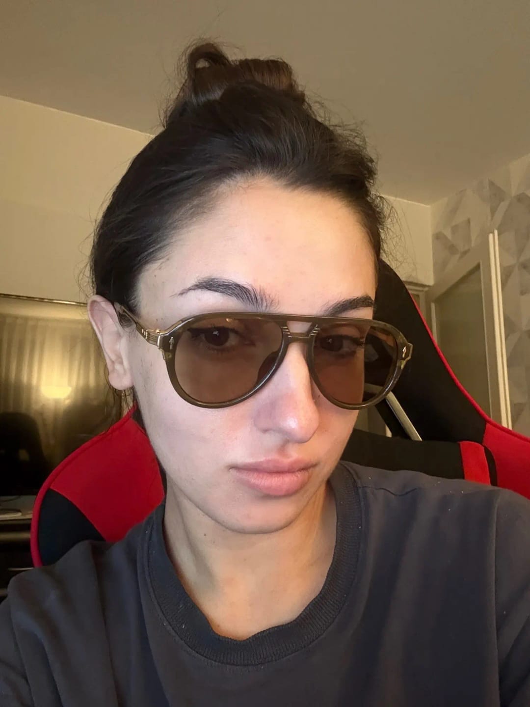 Customer photo review of Jenny Retro Sunglasses