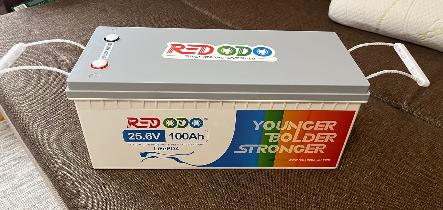 Customer photo review of 【Україна】0% ПДВ - Redodo 24V 100Ah акумулятор LiFePO4 глибокого циклу BMS 100A