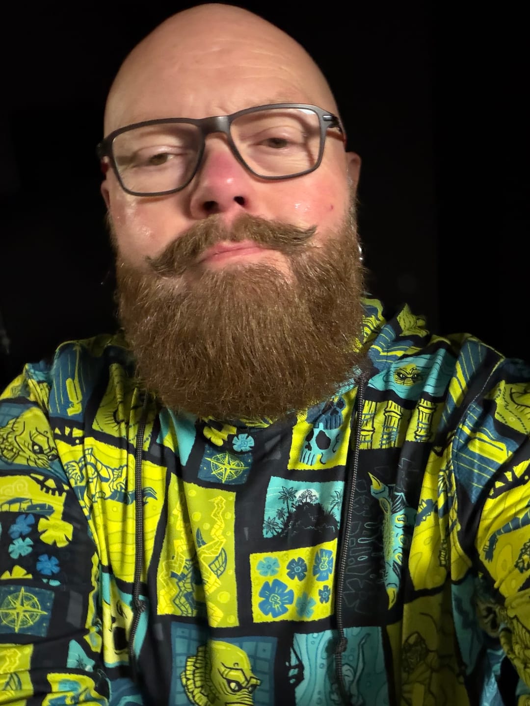 Customer photo review of Universal Monsters "Tiki from the Black Lagoon" – Performance Hoodie