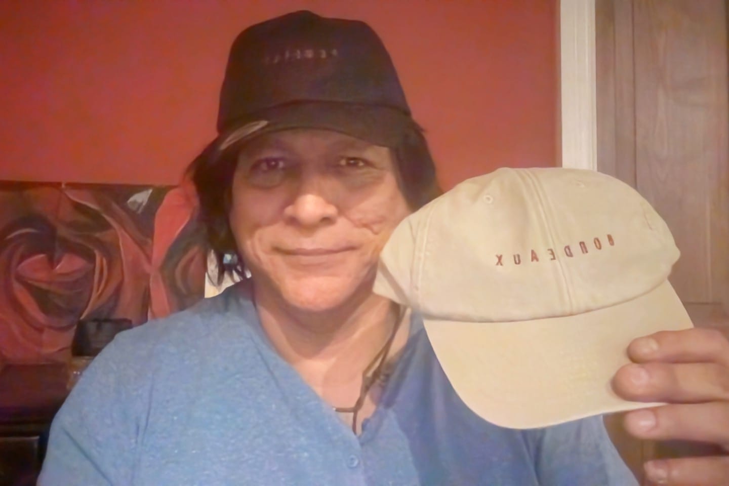 Customer photo review of The Bordeaux Vintage Hat