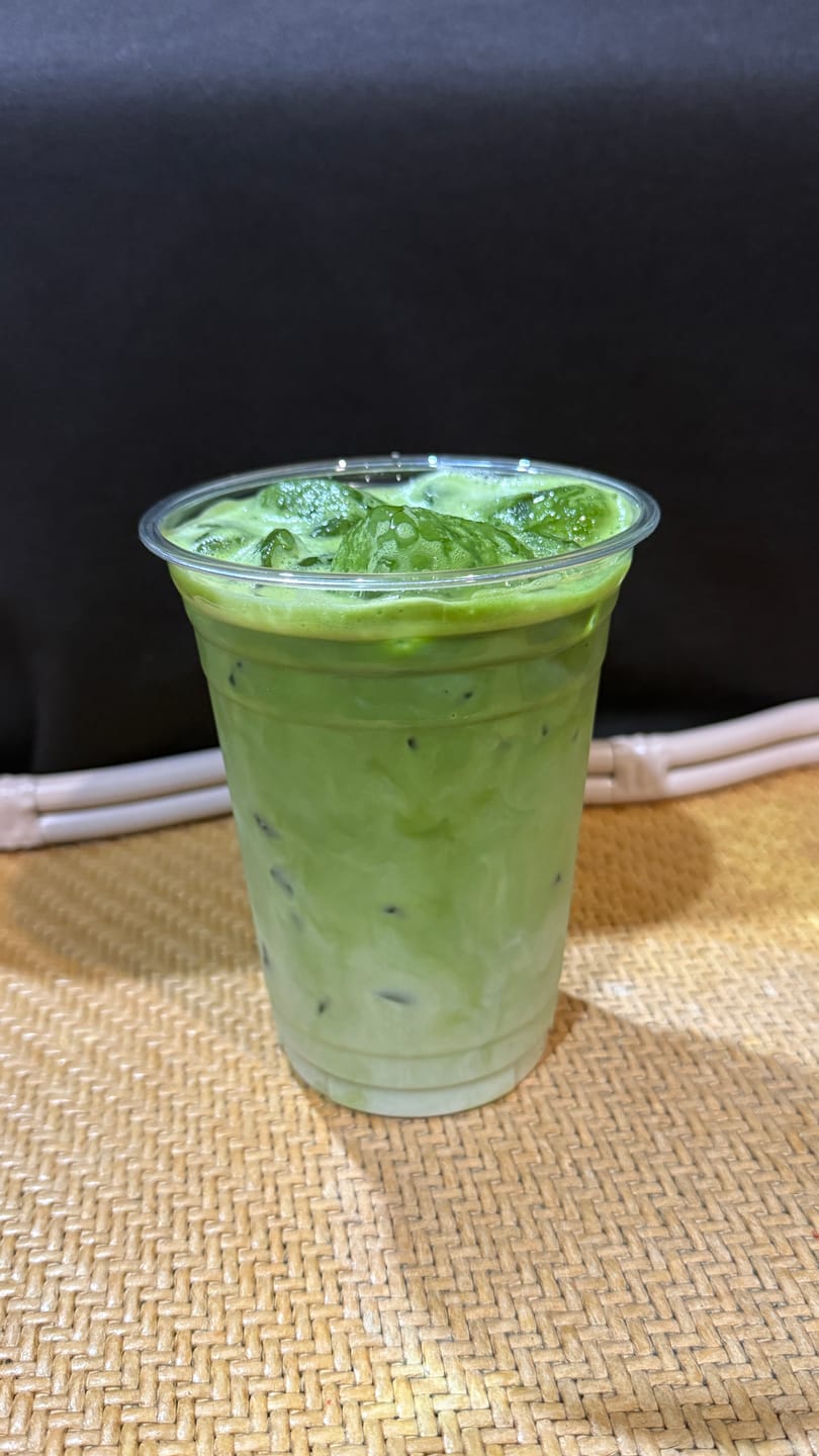 Customer photo review of Gourmet's Gold Artisan Matcha (Latte)
