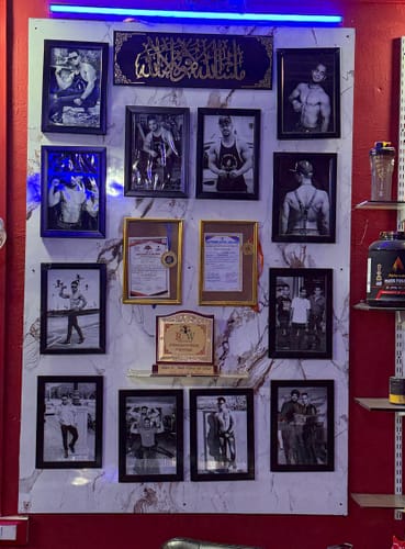 Customer photo review of Rimless Sunglasses for Men & Women (Light Pink Lens | Golden Frame - MG7384)