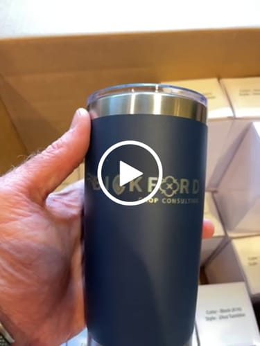 Customer video review of (6 Pieces) Laser Engraved Tumbler | 20 oz
