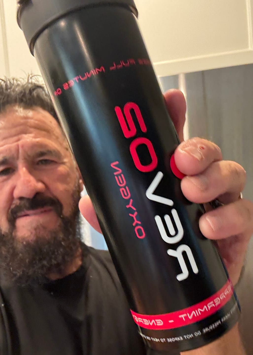 Customer photo review of Peppermint Infused 98% Pure Oxygen