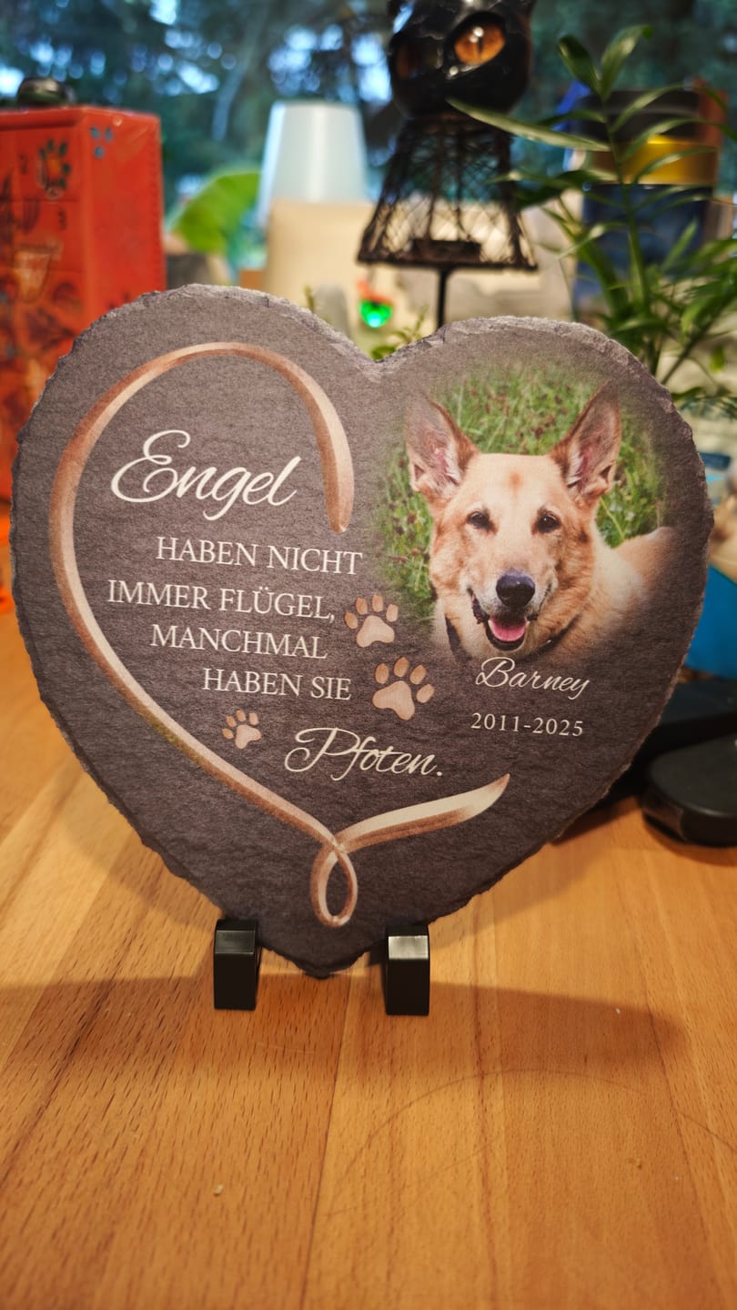 Customer photo review of Geschenkbeutel Schieferherz