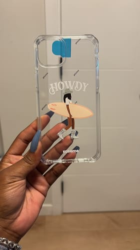 Customer photo review of Westsea Green Clear Case