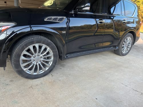 Customer photo review of 2014-2023 Infiniti QX80 4 Wheel Conversion Kit (QX14F)