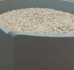 Customer photo review of Michu Mixed Tofu Cat Litter Lite 6L – Flushable, Eco-Friendly & Odour Control