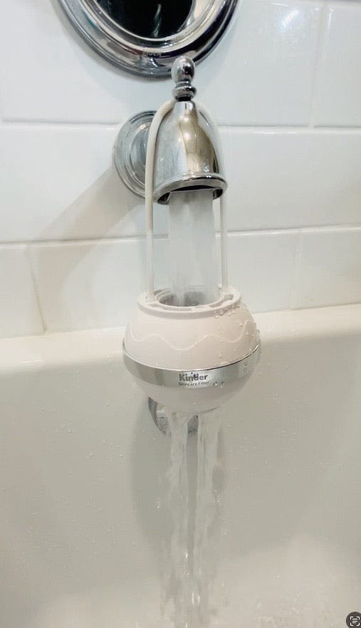 Customer photo review of Skincare Bath Filter by Kinder Filter