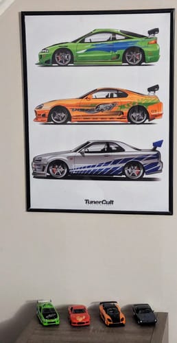 Customer photo review of LIMITED EDITION POSTER - FAST RIDES