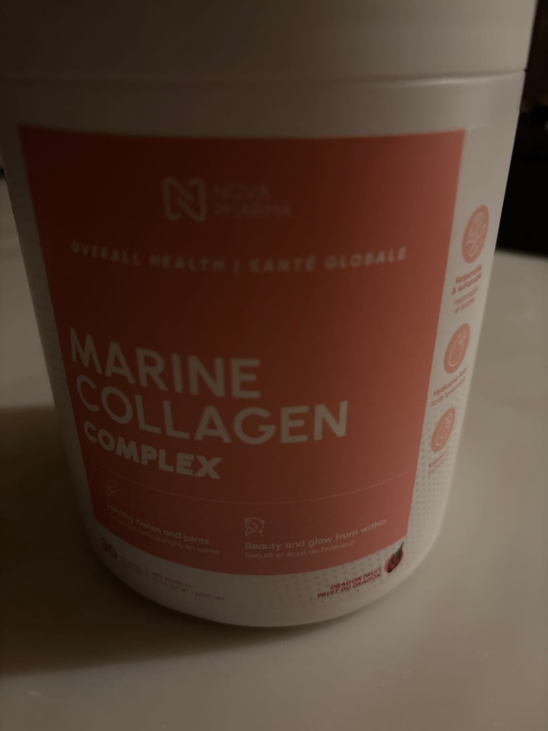 Customer photo review of Nova Pharma - Collagène Marin - 375g
