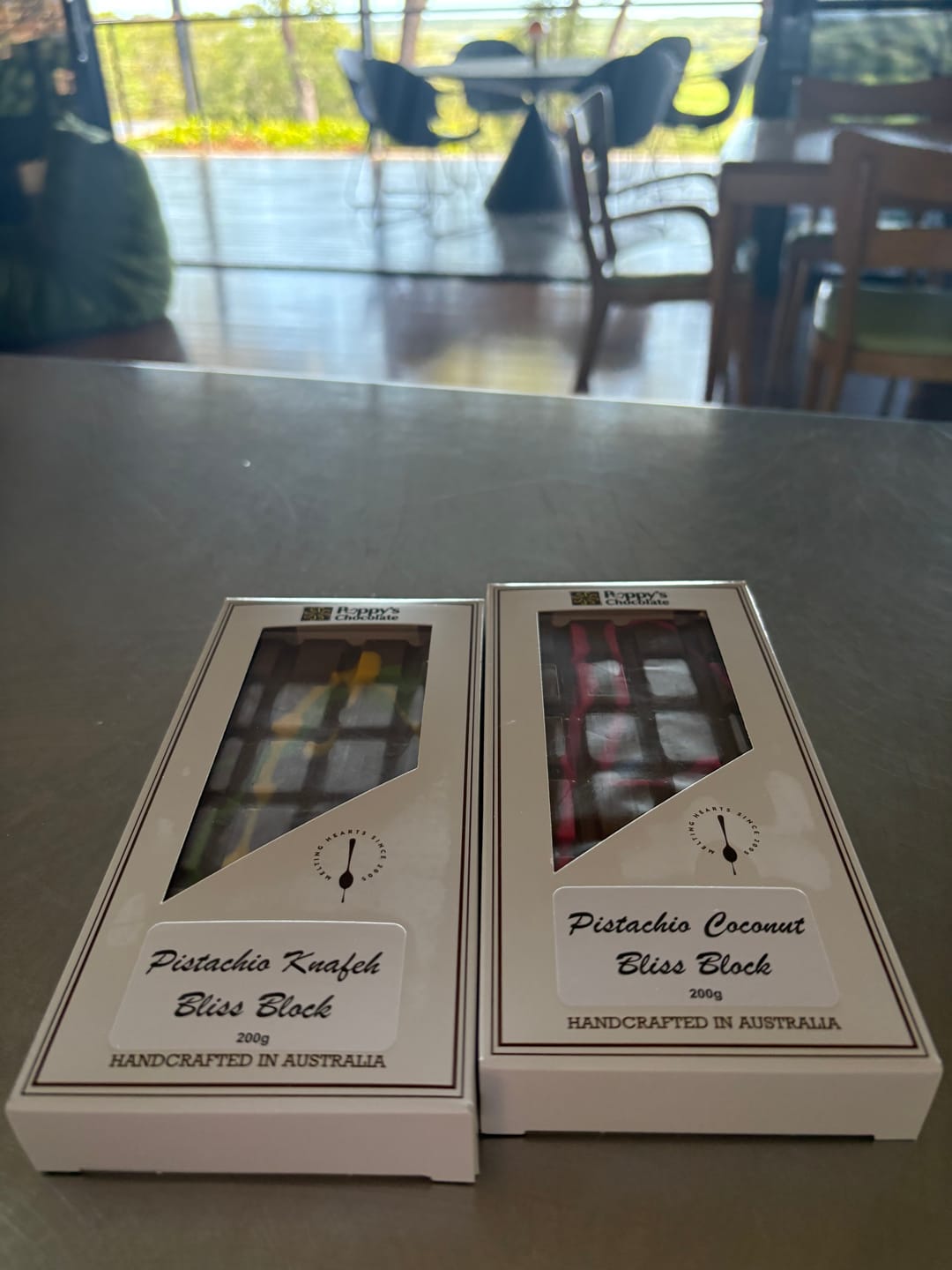 Customer photo review of Pistachio Coconut Bliss Block