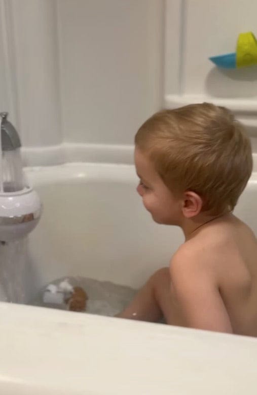 Customer photo review of Skincare Bath Filter by Kinder Filter