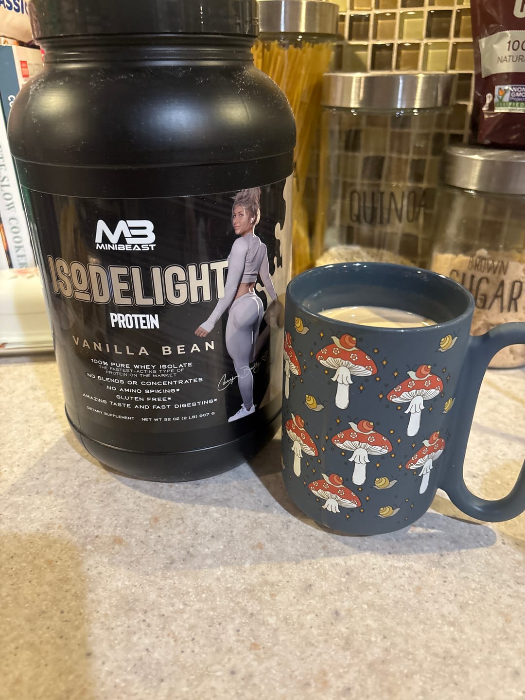 Customer photo review of IsoDelight Protein