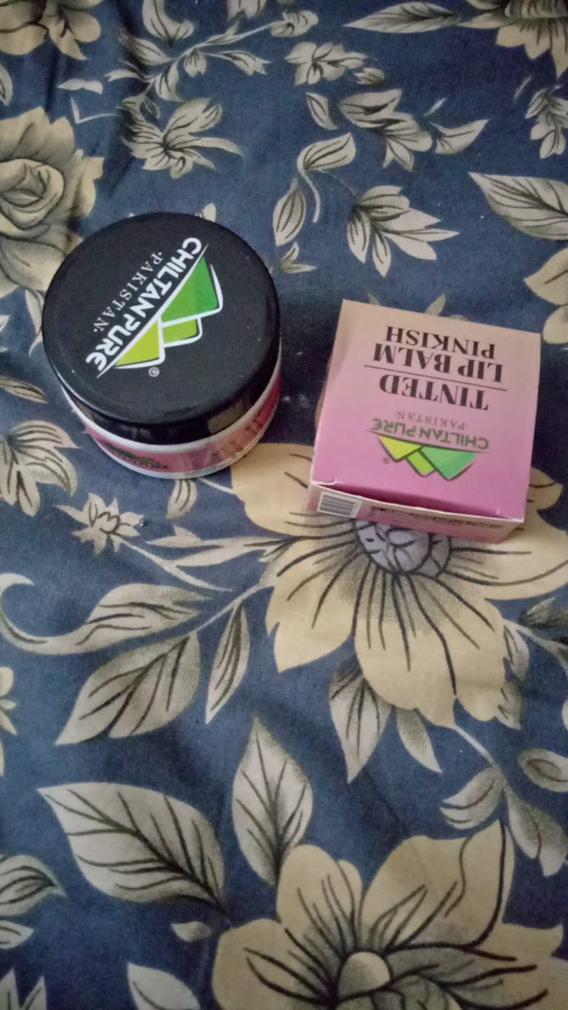 Customer photo review of Pinkish Tinted Lip Balm – Enhances Natural Gloss of Lips, Prevent Dry, Chapped Lips & Gives them a Pinkish Pop!