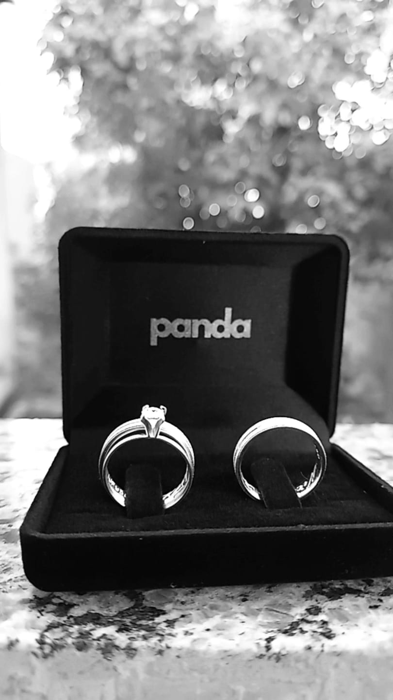 Customer photo review of Par de Alianças em Prata 950 4mm - Hallstatt