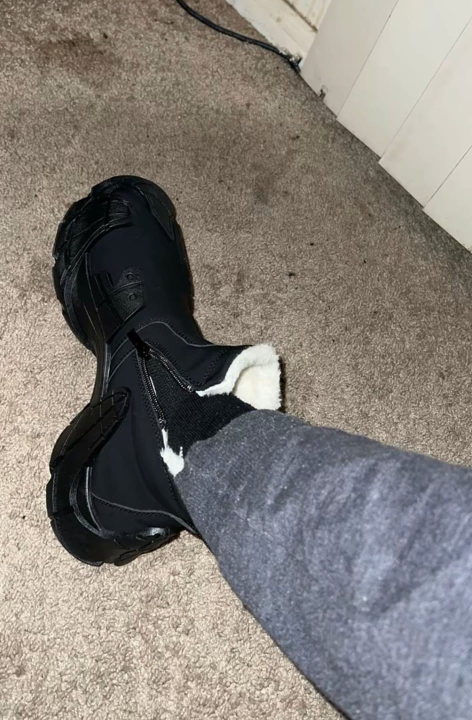 Customer photo review of ThermaBoots™ Fleeced Waterproof Boots