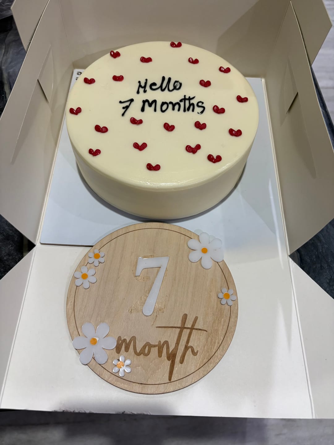 Customer photo review of Custom Bento Cake