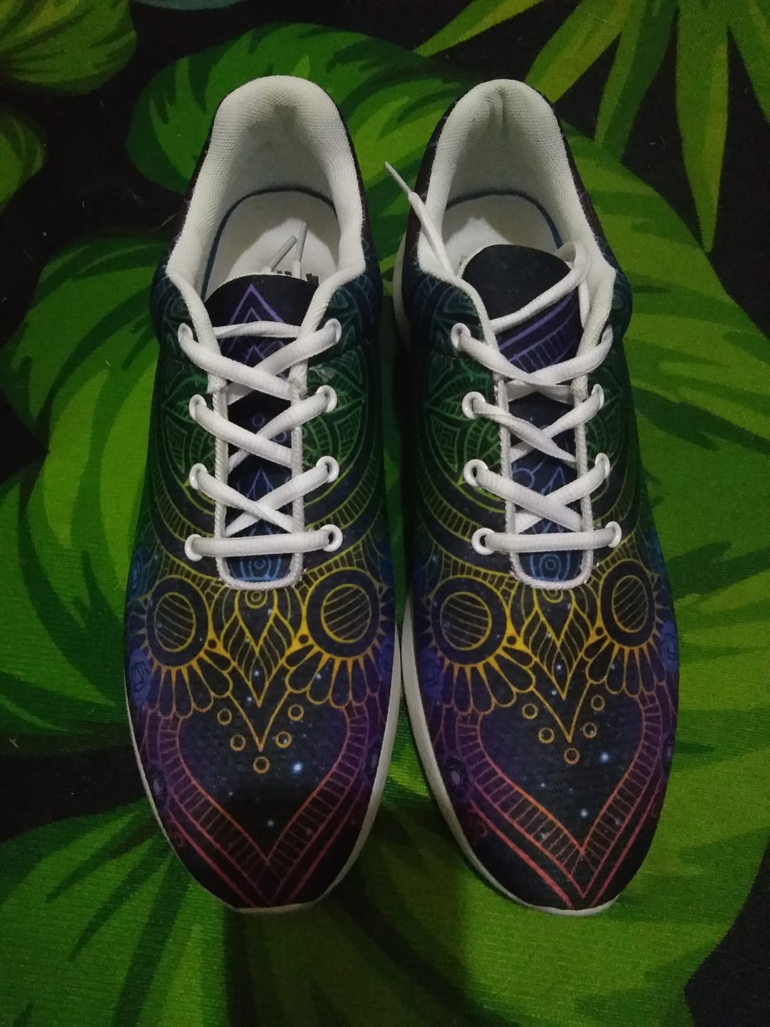 Customer photo review of Mandala Chakra Shoes