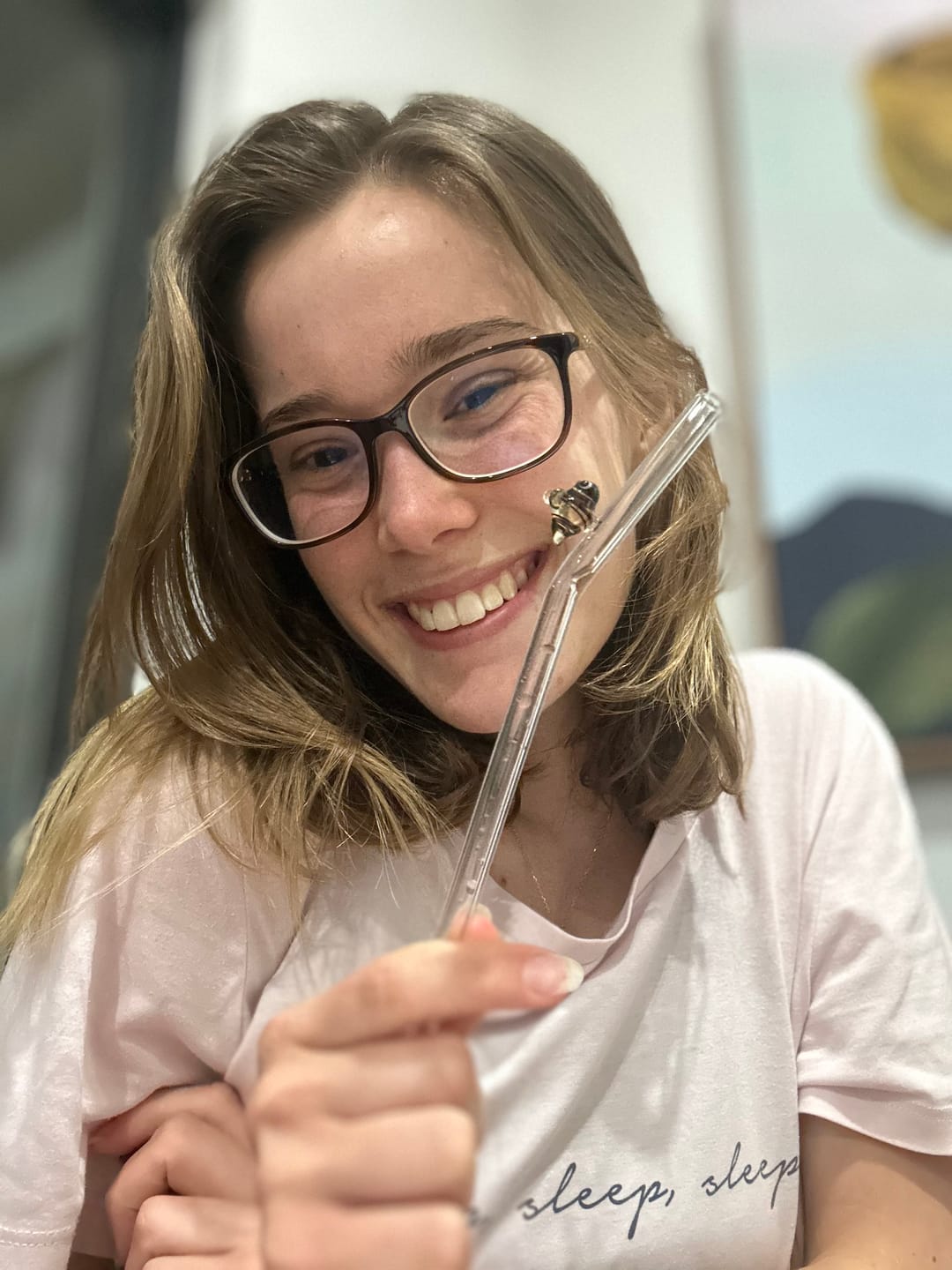 Customer photo review of Glass Straws