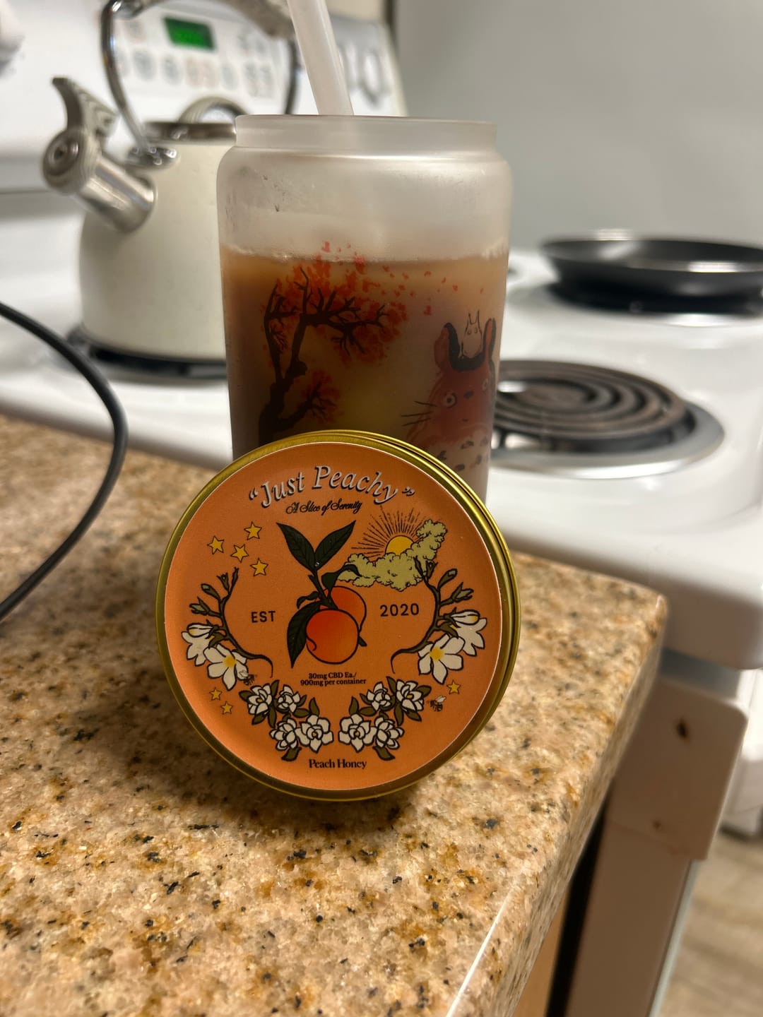 Customer photo review of "Just Peachy" CBD Gummies