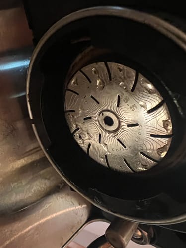 Customer photo review of High Diffusion Espresso Shower Screen - Breville