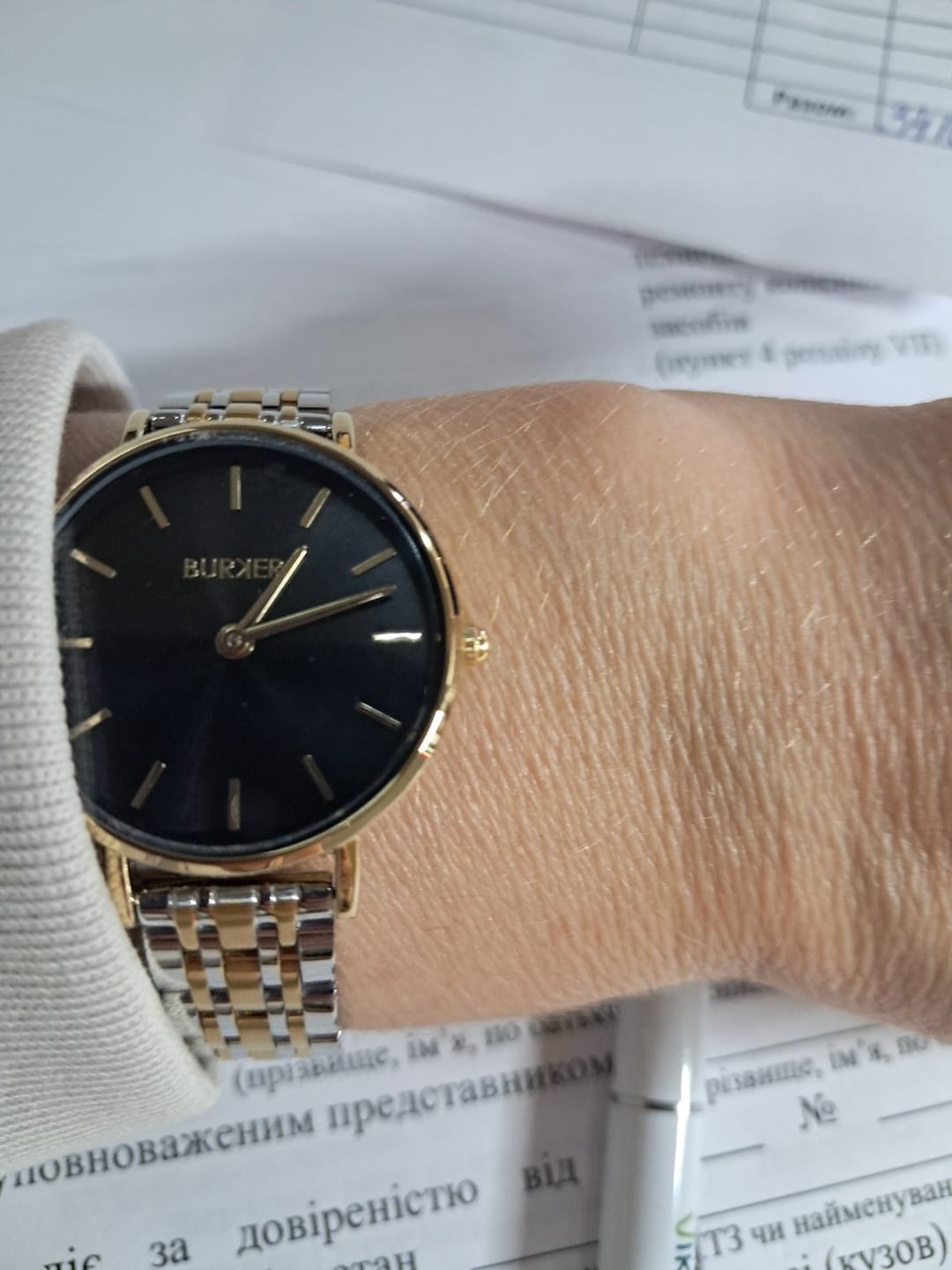 Customer photo review of Ruby Petite Black Gold Silver