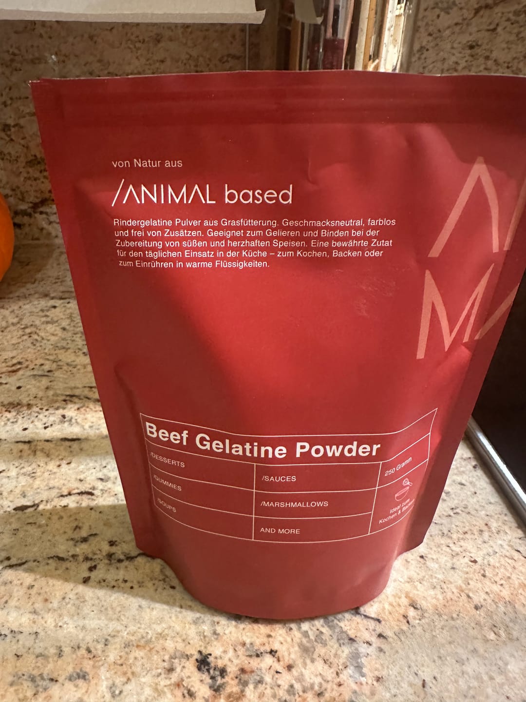 Customer photo review of Rindergelatine Pulver