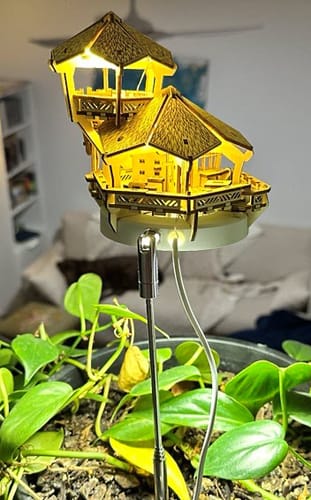 Customer photo review of Island Cabana + Grow Light