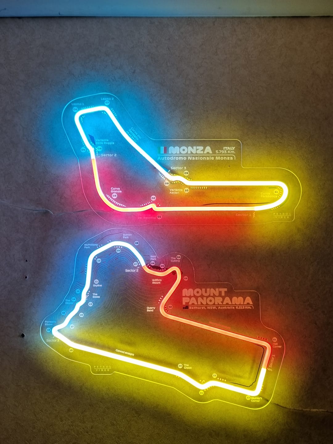 Customer photo review of Mount Panorama Neon Race Track